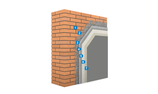 Supertherm TO + Flexi štuk + fasádní nátěr