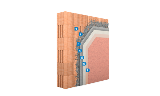 Bloky THERM - Odlehčené řešení s probarvenou omítkou