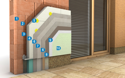 Cemixtherm BASIC EPS s minerální šlechtěnou omítkou